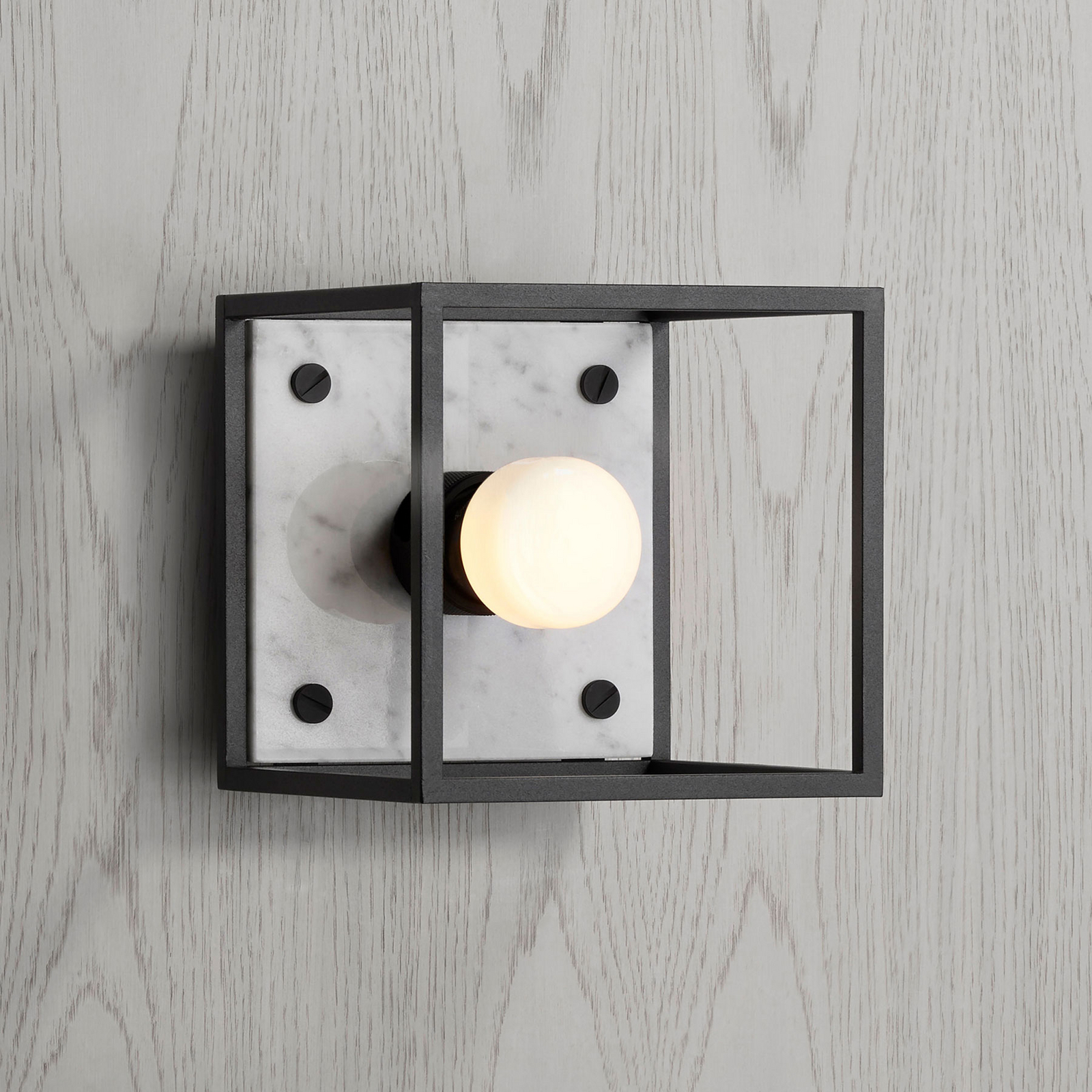 Buster + Punch Caged Wall small marble white